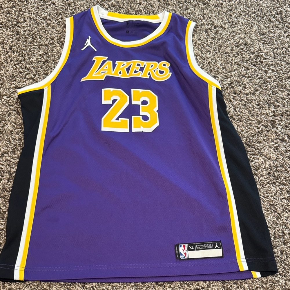 NBA LeBron James Lakers Kids Jersey